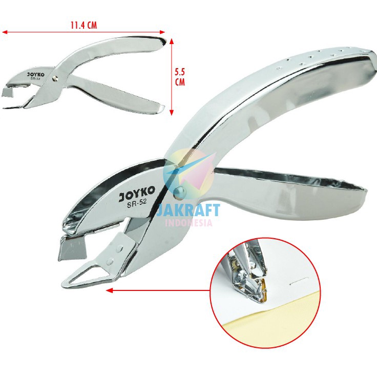 

Garansi Langsung 1 Pcs Pencabut Stapler Staples Staple Hekter Remover JOYKO SR52 Mudah Cepat Tepat