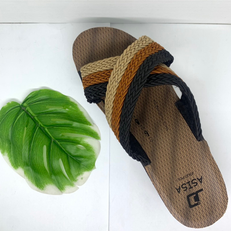 Promo Buy 1 Get 1 sandal wedges sol 5 cm.Sendal Turki Asisa 0041/640