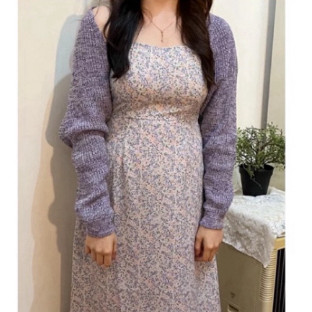 preloved dress+cardi ninette