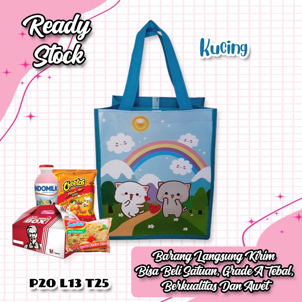 

Ready Stock Tas Kotak Ulang Tahun Anak Motif Kucing/Cat