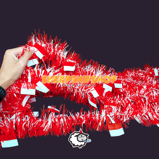 SLINGER A2 BENDERA MERAH PUTIH 9 CM Dekorasi 17 Agustus Dirgahayu HUT RI