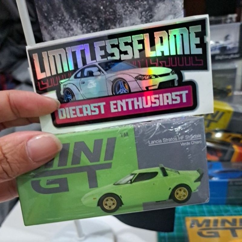 MINIGT 1:64 LANCIA STRATOS hF stradale miniscale miniatur car