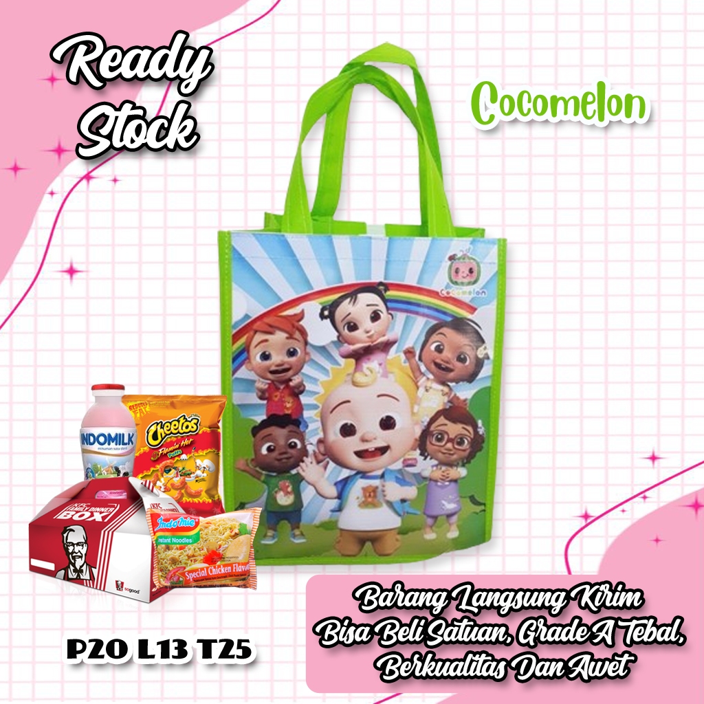 

Raedy Stock Tas Kotak Ulang Tahun Anak Motif Cocomelon