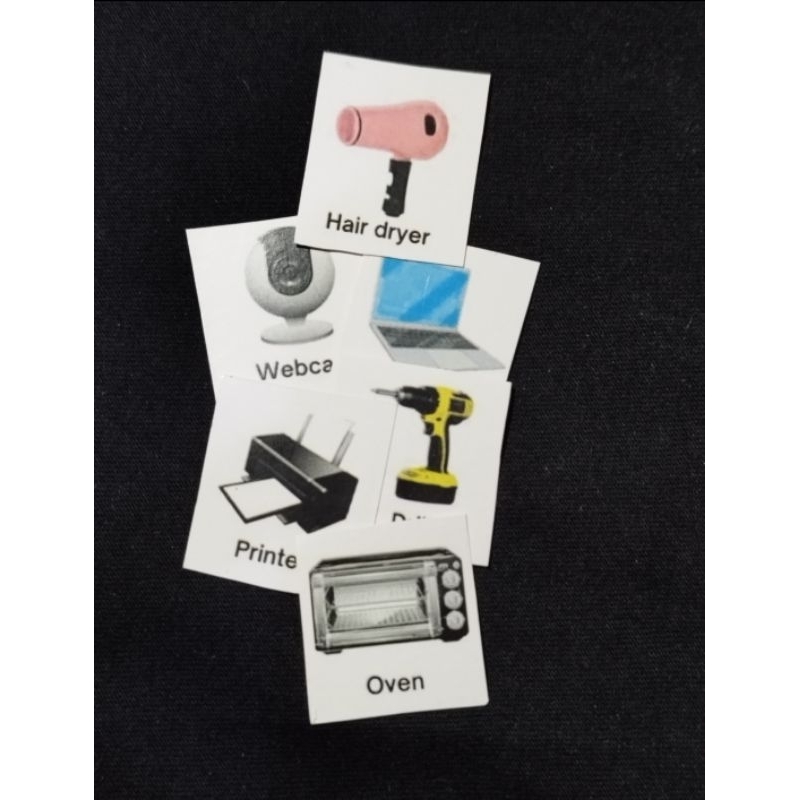 Kartu Who is it hewan,electronic,buah buahan dan request gambar bebas