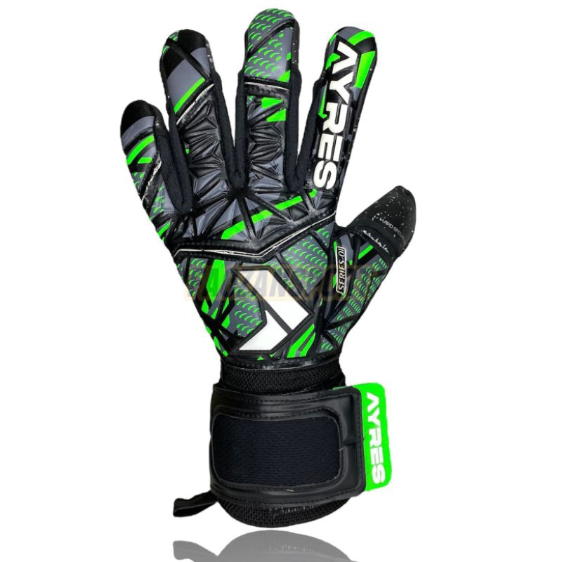 Sarung Tangan Kiper Ayres Glove Goalkeeper Sepakbola Glove Kiper Soccer Futsal Original