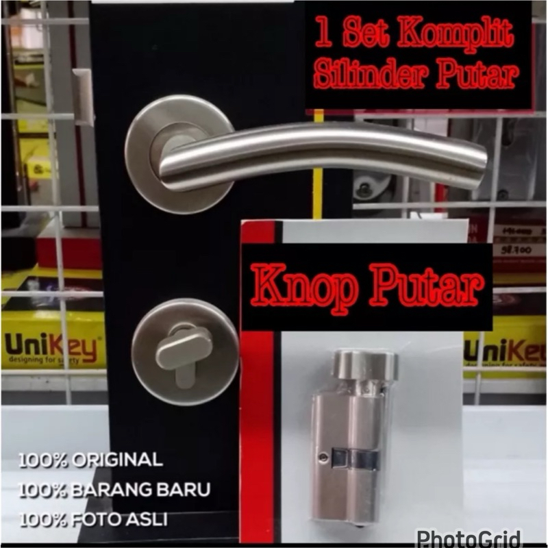 harga promo kunci pintu model Pisah silinder knob kodai/ kunci pintu besar kodai silinder knob putar