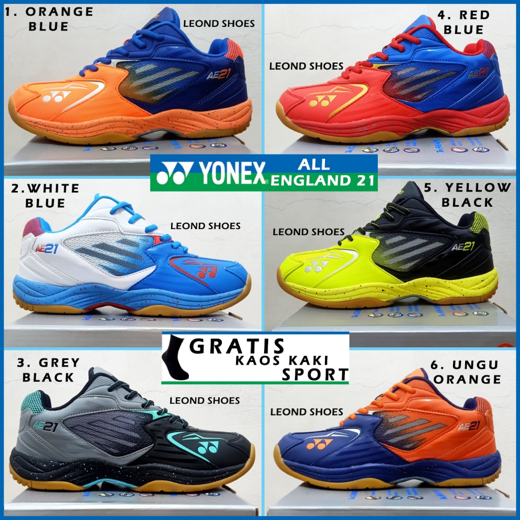 Sepatu Badminton Yonex All England 21 Original Sepatu Bulu Tangkis Yonex All England Tru Cushion