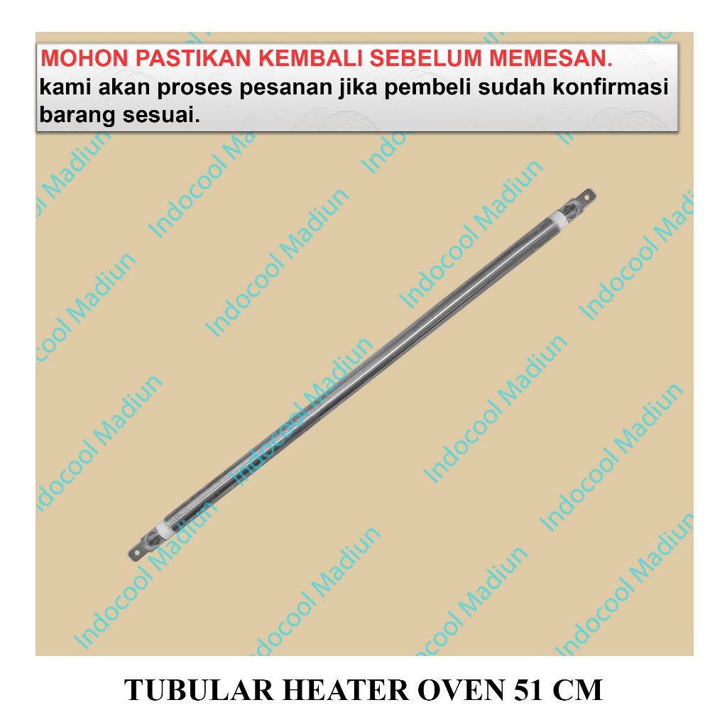 THO51 ELEMENT HEATER PEMANAS MICROWAVE/OVEN / PEMANAS OVEN LURUS  / TUBULAR HEATER OVEN 51 CM