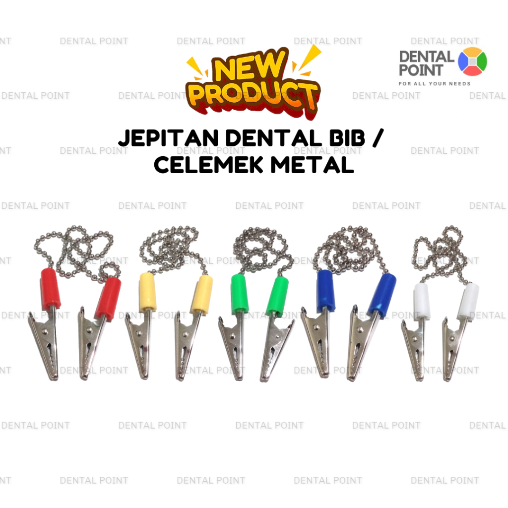 Jepitan Bib / Clip Polybib / Klip Tisu Dental / Jepit / Penjepit / Hanger Holder Polibib - Warna