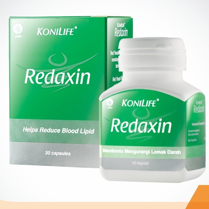 Konilife Redaxin Food Supplement Botol 30 Menurunkan Kolesterol, Halal