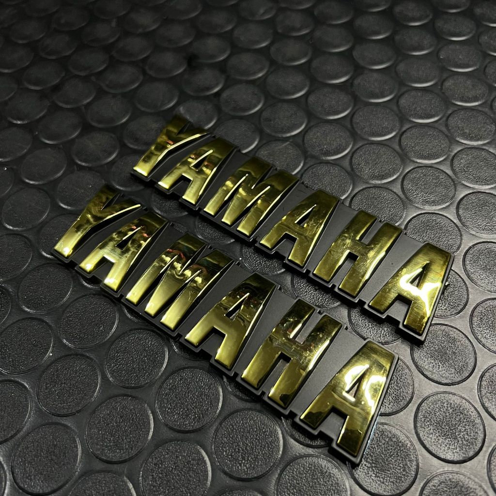 EMBLEM TANGKI RX KING GOLD EMBLEM YAMAHA TANGKI RX KING GOLD