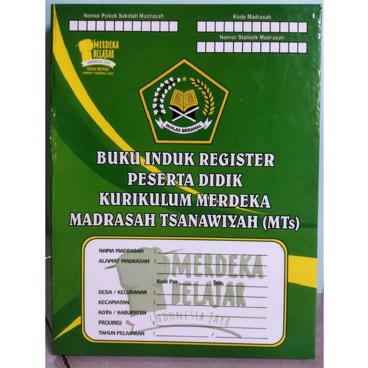

KODE V5U3 GALERIBUKU INDUK SISWA KURIKULUM MERDEKA MADRASAH TSANAWIYAH MTS