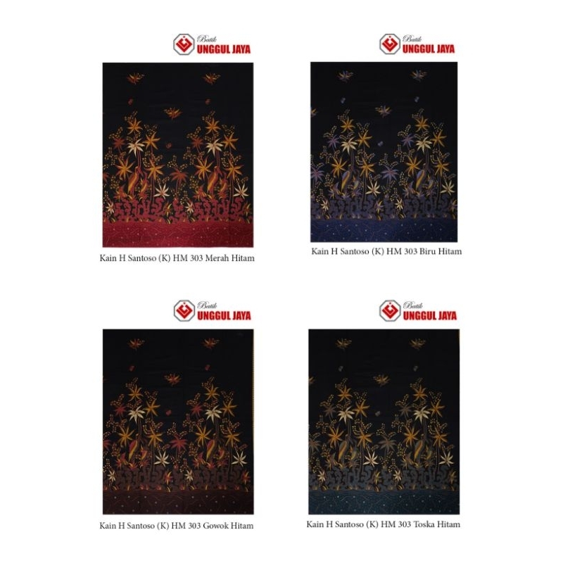 KAIN BATIK UNGGUL JAYA HITAM MANIS 303 // UNGGUL JAYA PRIMISIMA