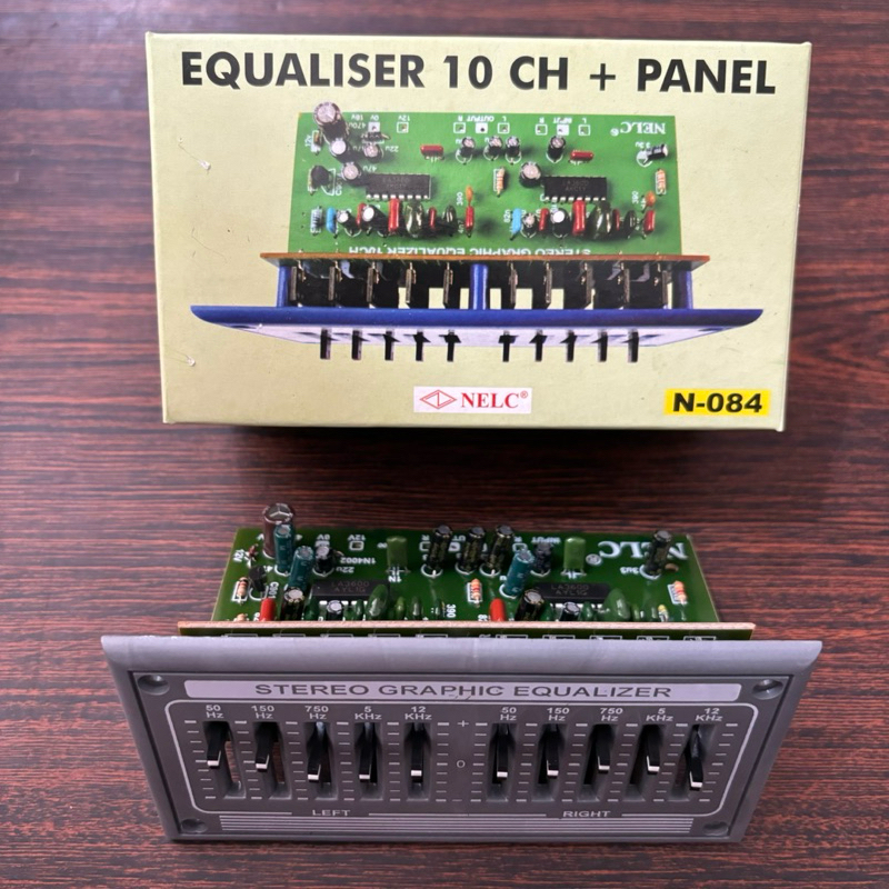 EQUALISER 10 CH Plus PANEL  NELC N-084 | Ekualiser 10 Channel plus Panel Nelc
