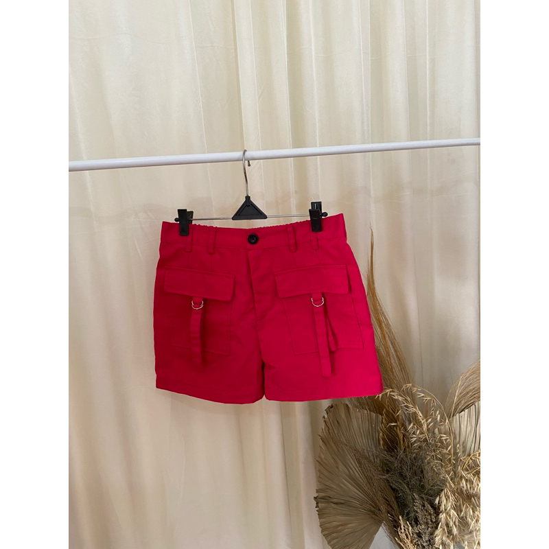 prlvd cargo short pants pink