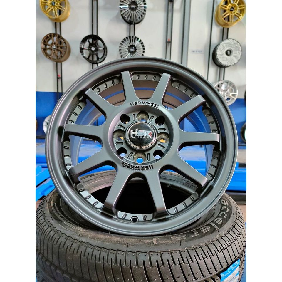 velg mobil hsr gymkana ring 15 pcd 4x100/114,3 free ongkir
