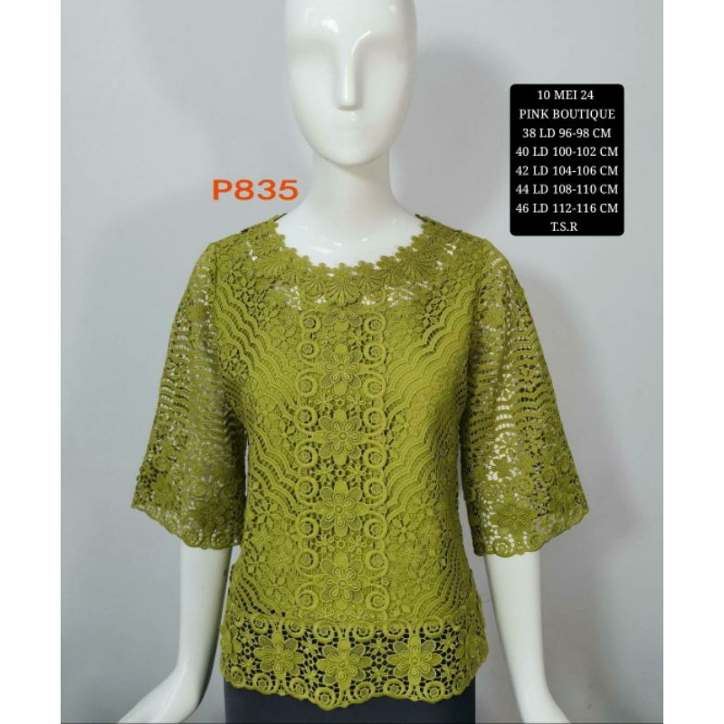 Atasan Blouse Wanita Modis Pink Butik Import Original Bangkok