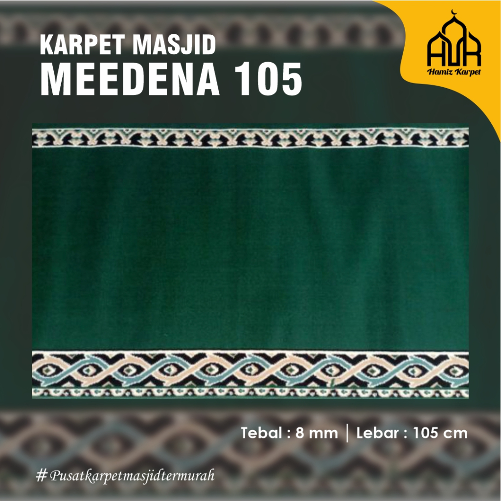 KARPET SAJADAH MASJID MEDENNA METERAN
