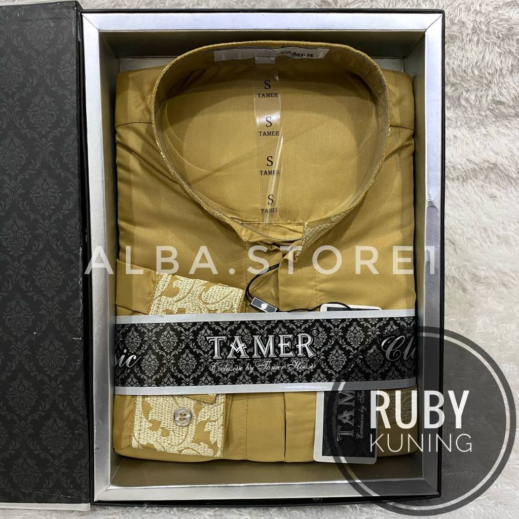 Baju Muslim/Baju Koko Tamer/Dirar/Sajidah Lengan Panjang/Lengan Pendek Ukuran XL