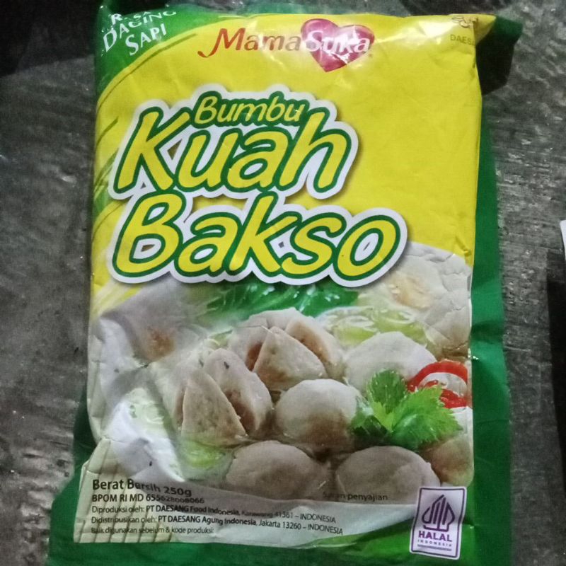 

Mama Suka Bumbu kuah Bakso 250g exp mepet