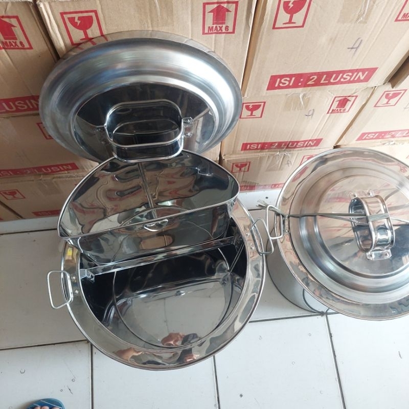 Tong mie ayam 32 - Panci Mie ayam - Panci bakmi ayam - Panci mie sekat 2 - panci mi ayam bakmie