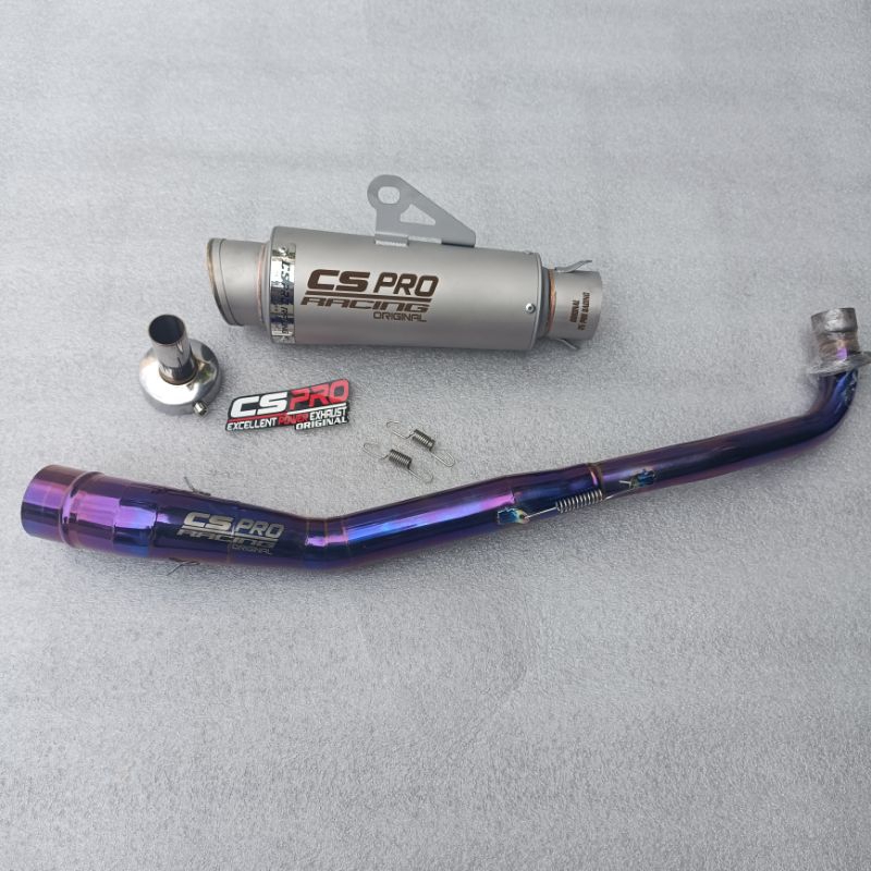 Knalpot Racing Cs Pro Original Supra x 125 jupiter z Vega R/zr blade Refo fit refo absolut