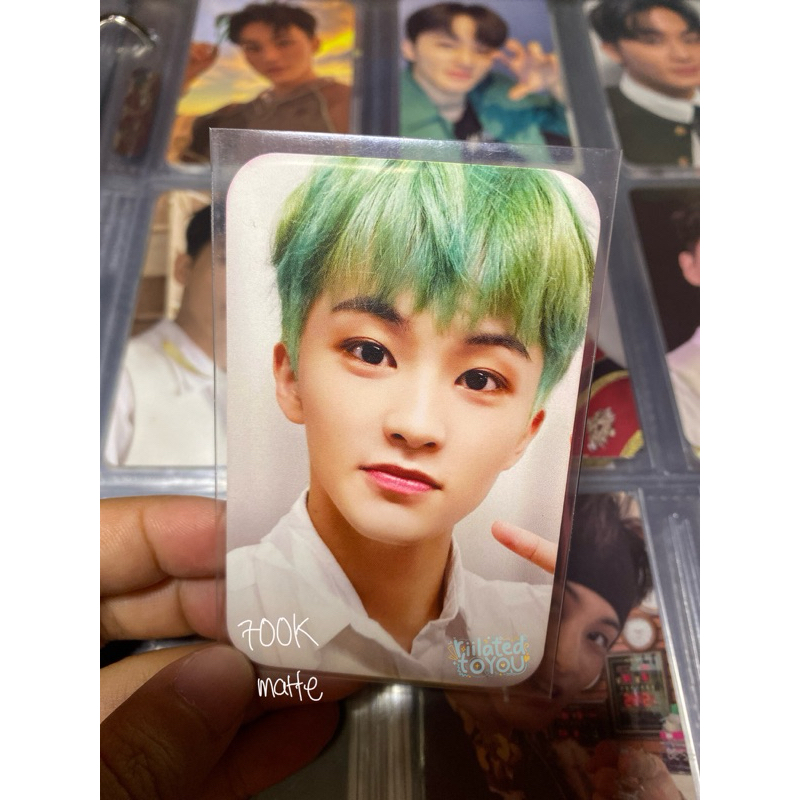Mark SuperM Europe tour matte photocard - Mark klepon