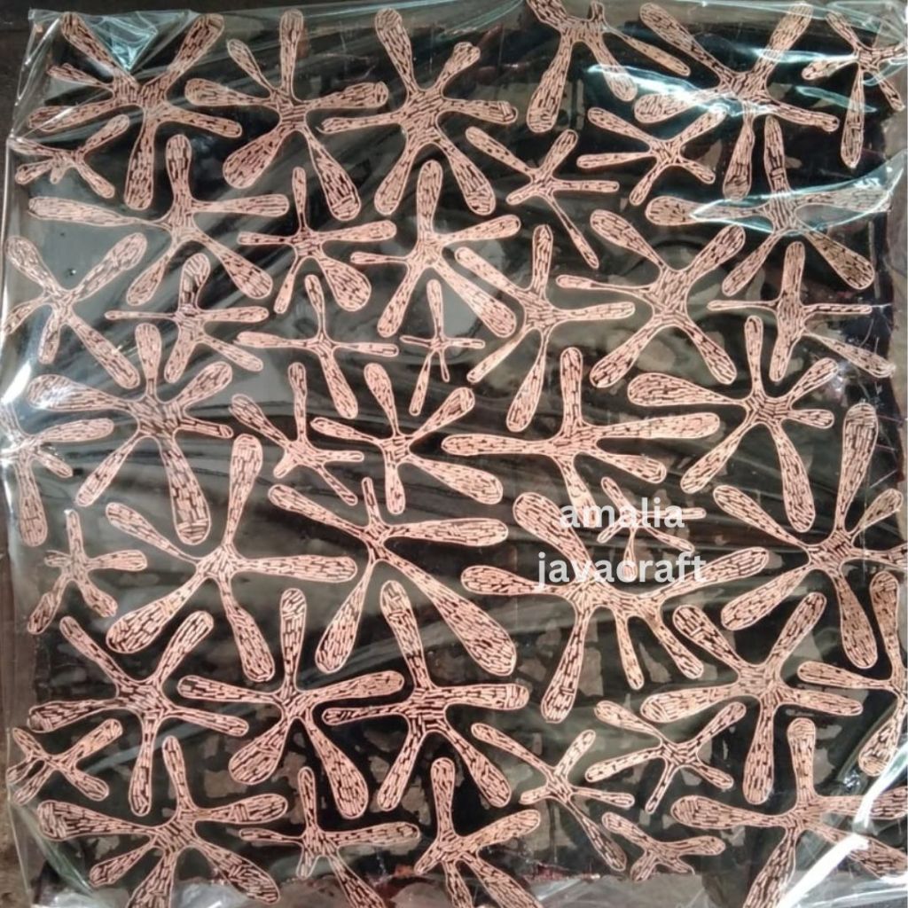 alat cap batik tembaga motif abstrak 03 canting cap batik