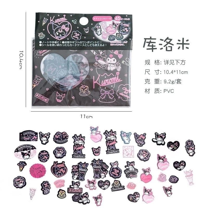 

STIKER SANRIO ORIGINAL D736 TS STIKER SANRIO JEPANG ISI 45 PCS