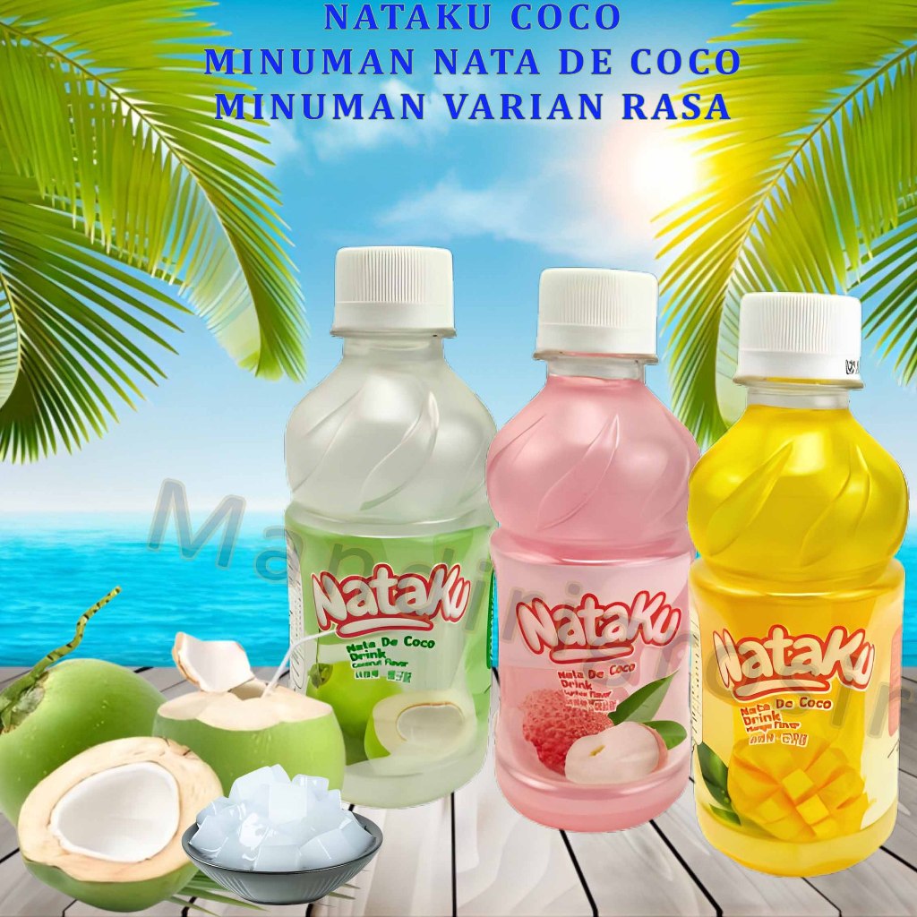 

Minuman Nata De Coco * Nataku Coco * Minuman Aneka Varian Rasa Buah * 250ml