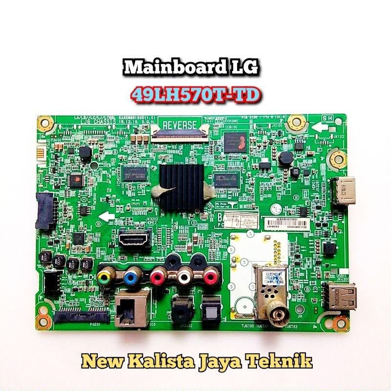 MAINBOARD TV LG 49LH570T-TD ORIGINAL EAX66851605 MB LG 49LH570 MOTHERBOARD TV 49LH570T MB 49LH5700 M
