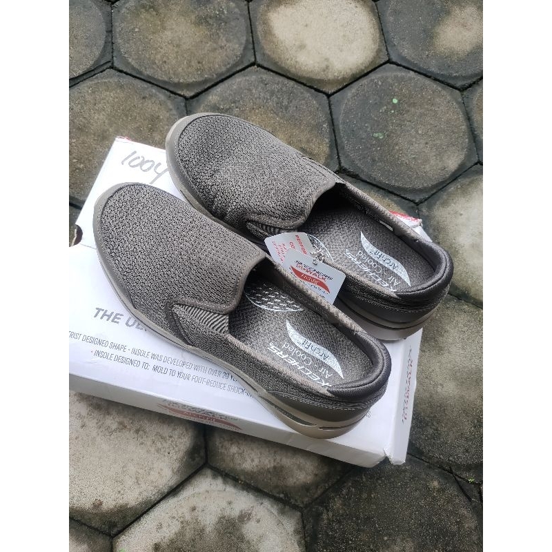 Sepatu Skechers Go Walk Arch Fit SN216264 Khaki Original Sport Station