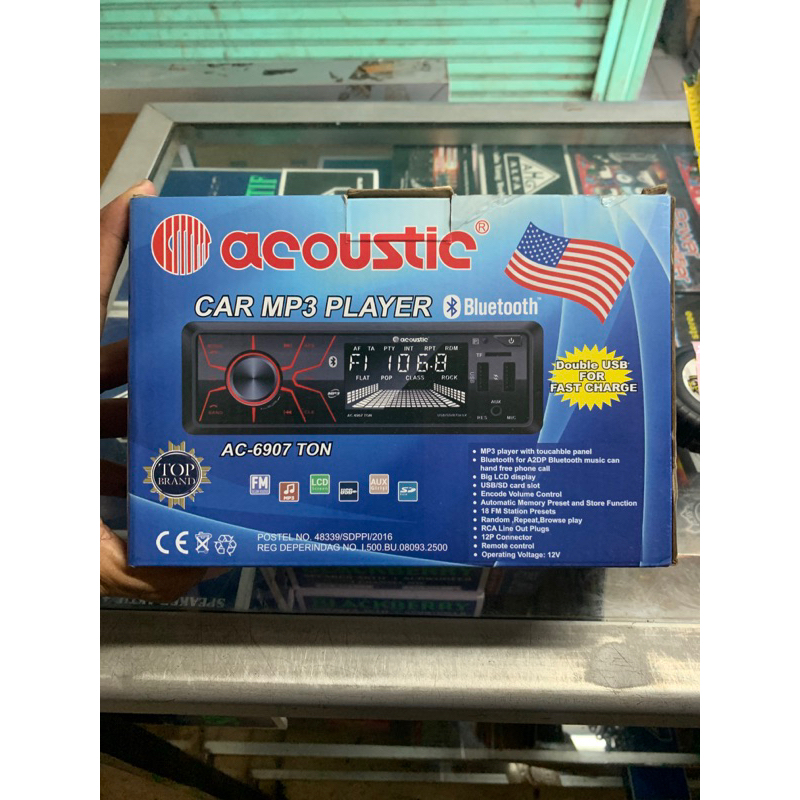 acoustic Car mp3 player BT,fast charging original acoustic
