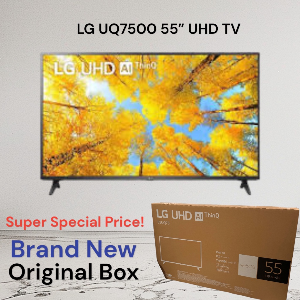 LG UQ7500 55” UHD TV