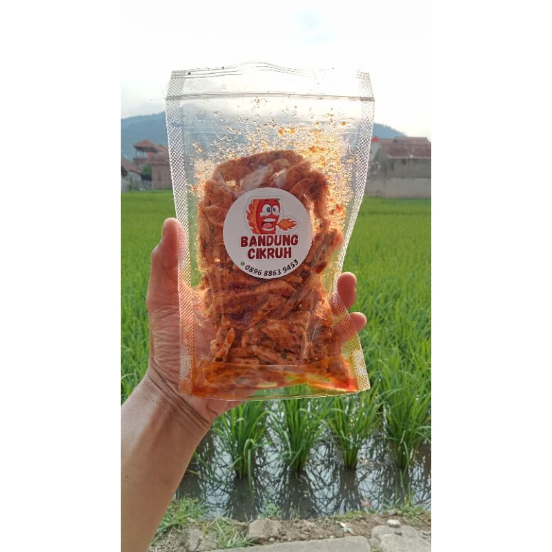 

Basreng Cikruh pedas daun jeruk