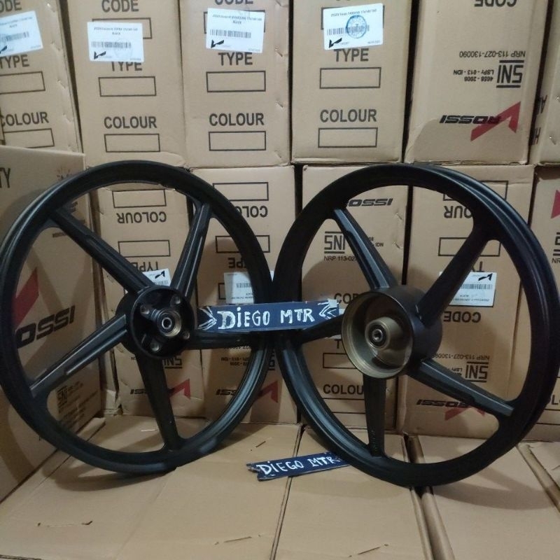 Velg  Kharisma - Supra X 125 Lama Depan Belakang ban tubles cocok/velg racing vrossi