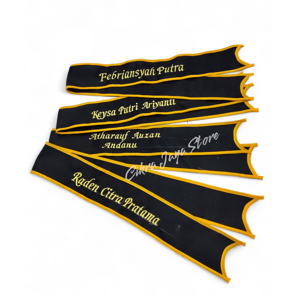 Selempang Wisuda Anak TK/PAUD/SD Gratis Bordir Nama
