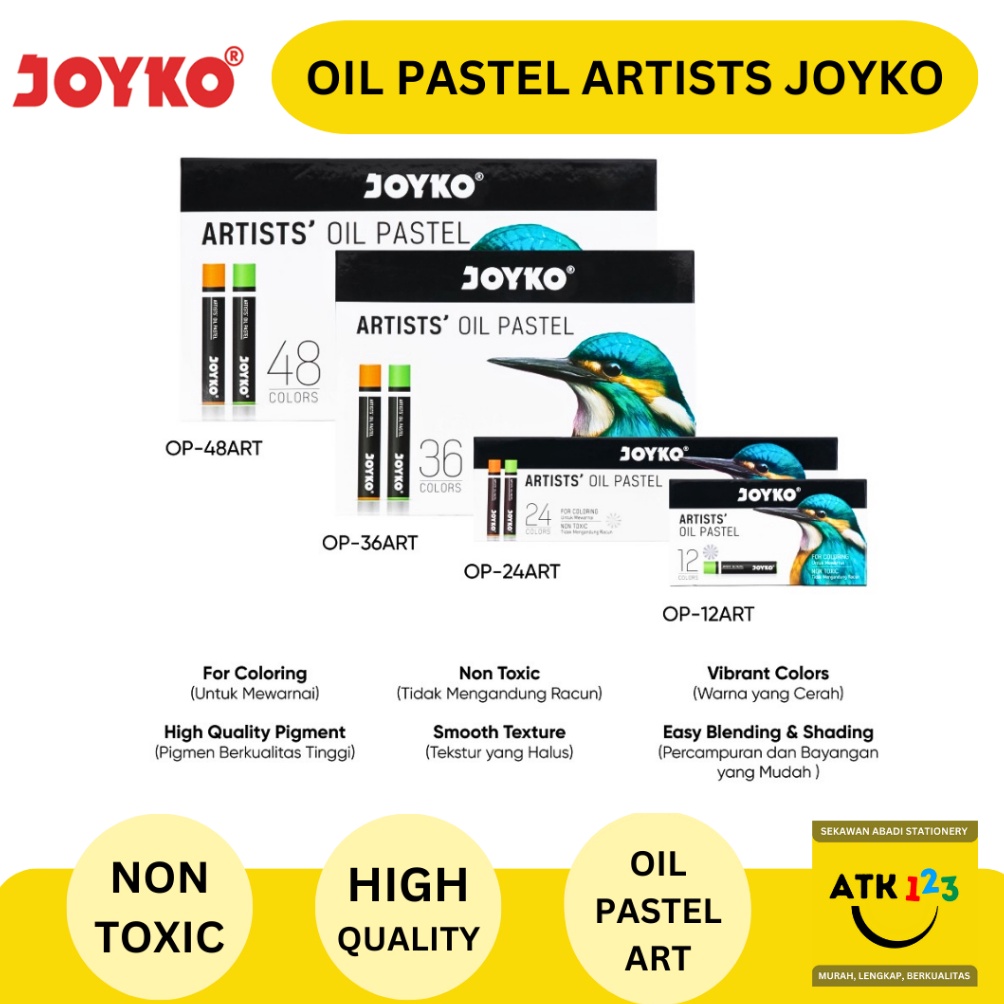 

KODE J8P2 Crayon Oil Pastel Artist Joyko OPART 36