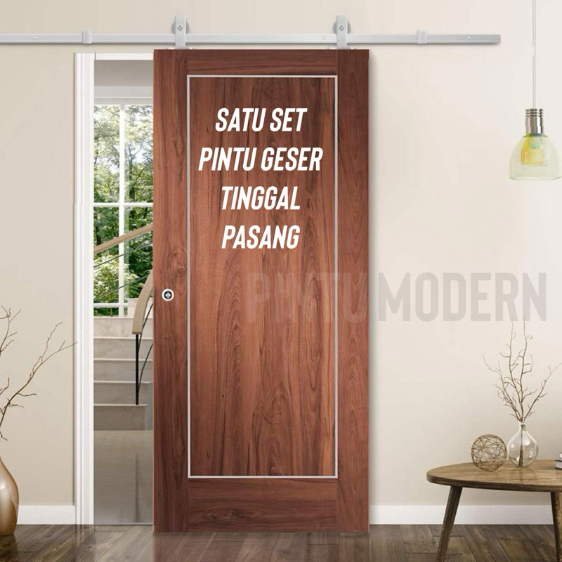 Satu Set Pintu Sleding | Satu Set Pintu Geser | Pintu Kamar Sleding | Pintu Sleding
