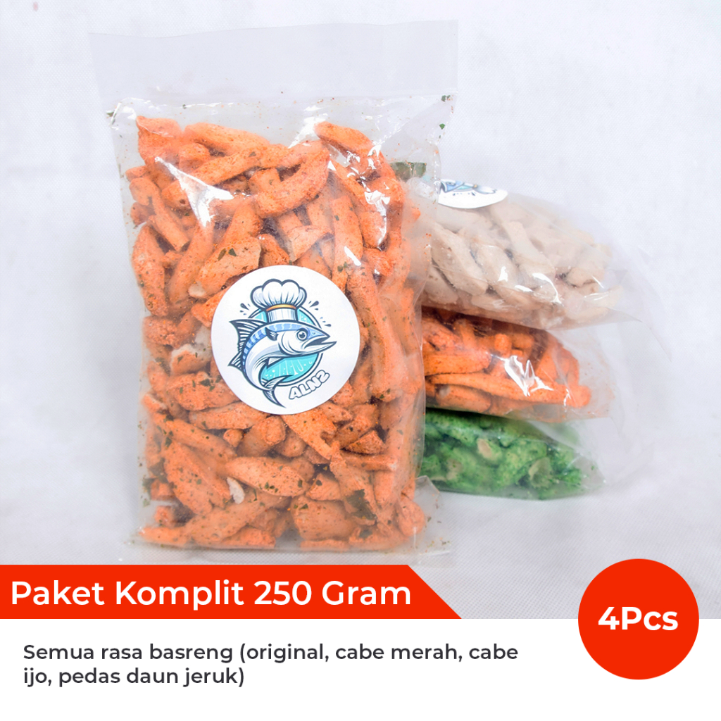 

ALN2 - Basreng Pedas all variant Isi Kemasan 200 gram