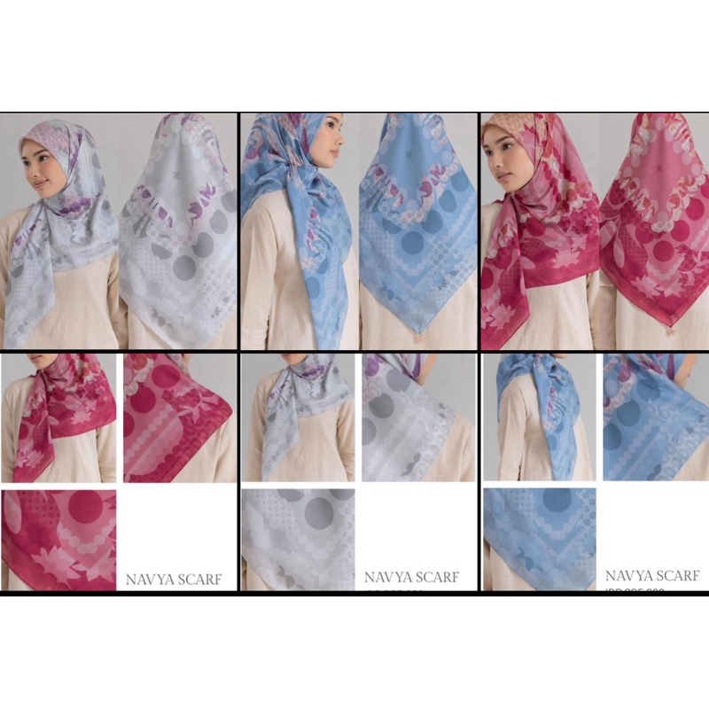 NAVYA  SCARF RIA  MIRANDA, NEW ORIGINAL WITH BOX