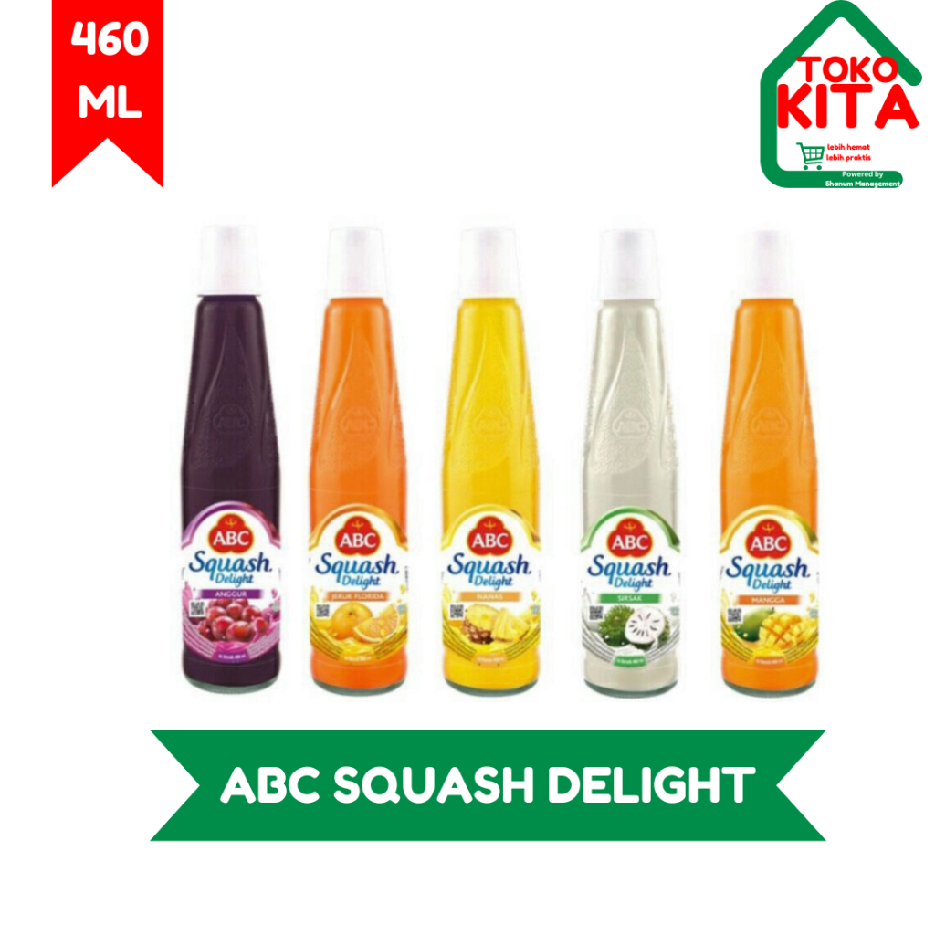 

SIRUP ABC SQUASH JERUK NANAS LECI ANGGUR 460 ML