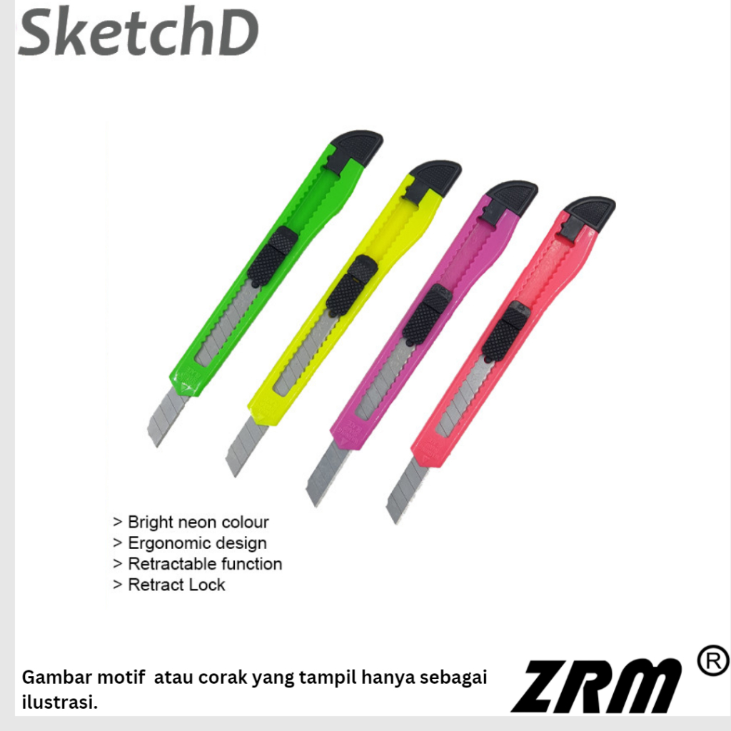 

Cutter Knife ZRM Pisau Kecil ZF A300