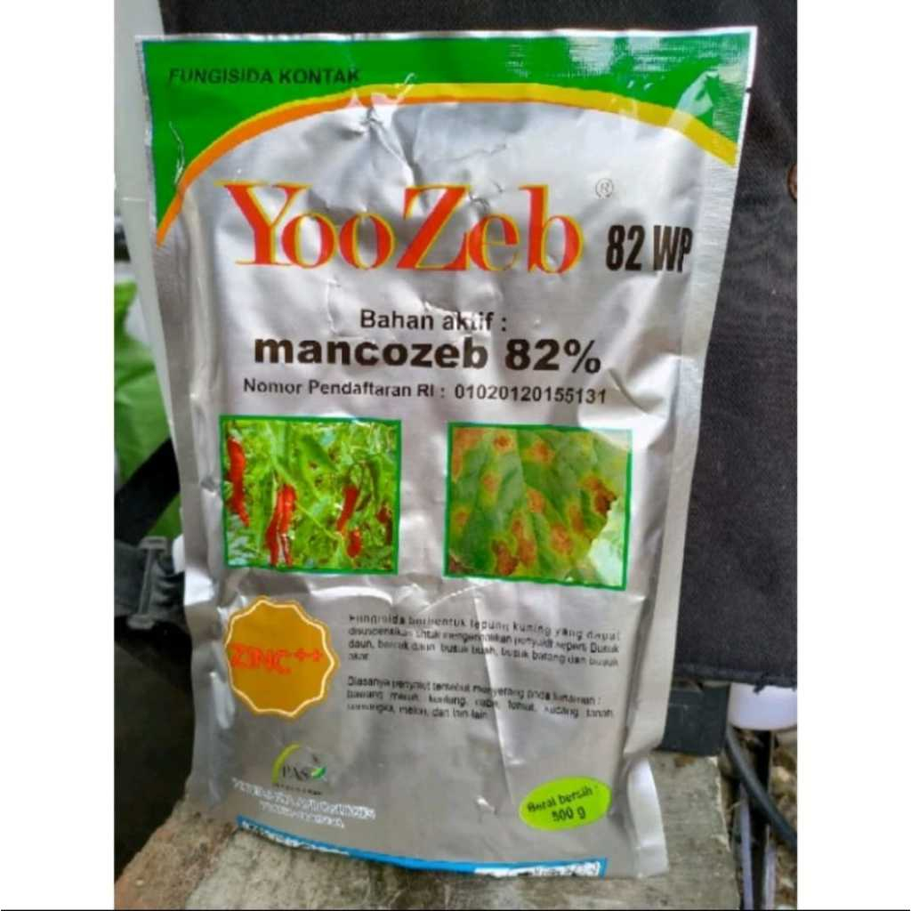 Fungisida YooZeb 82 WP 500gr/ba.mankozeb kuning
