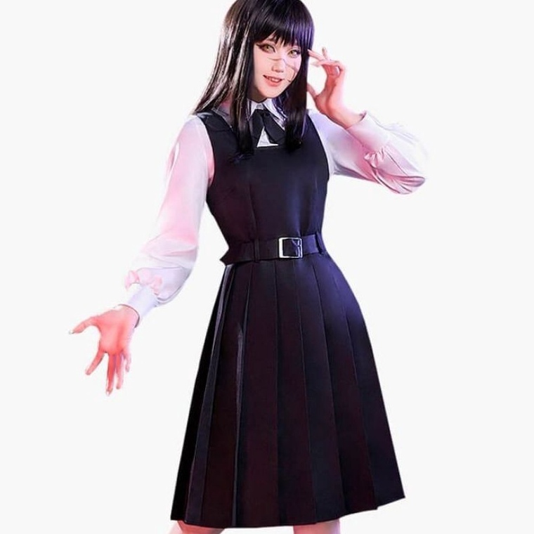 Fresh Asa mitaka chainshaw man costume cosplay anime HQ