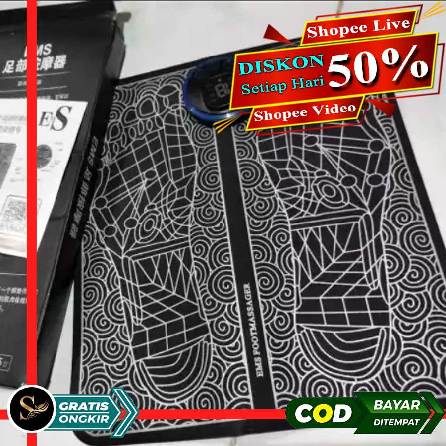 Alat Pijat Refleksi Electric untuk Kaki Viral EMS Foot Massager Pemijat Telapak Kaki dan Betis Murah