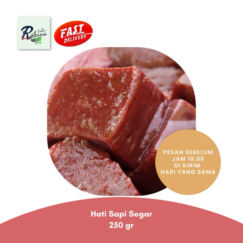 

Hati Sapi Segar 250 gr
