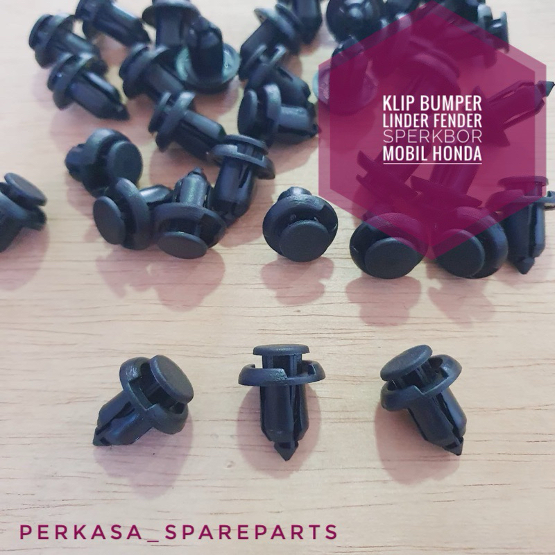Clip Klip Kancing Bumper Inner Liner Fender Mobil Honda Jazz Brio Freed Stream Mobil Pendek
