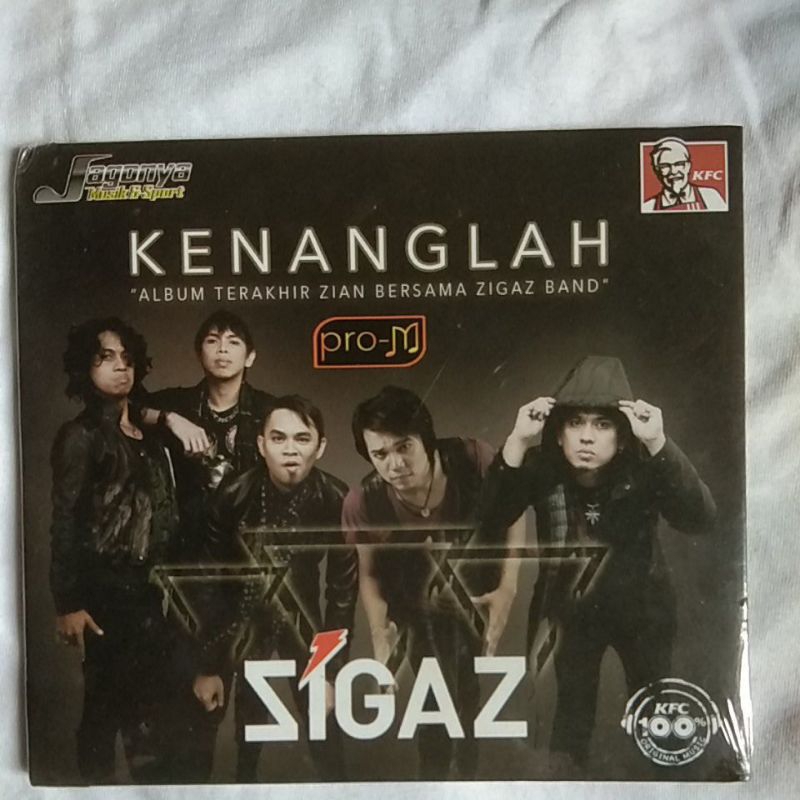 Kaset compact disc CD musik audio original zigaz