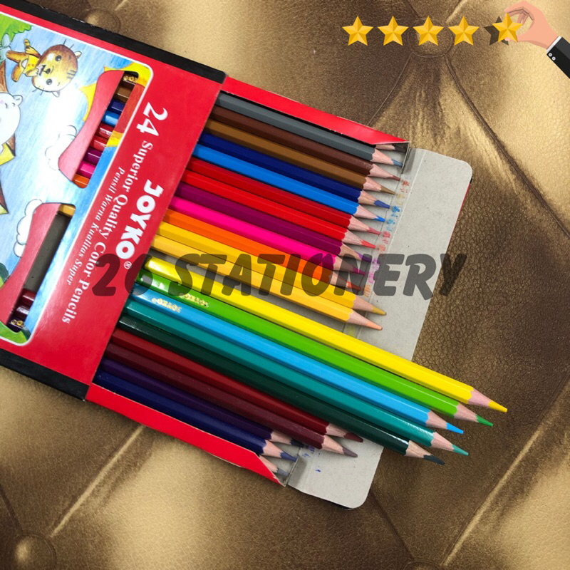 

Pensil warna joyko 24 colour